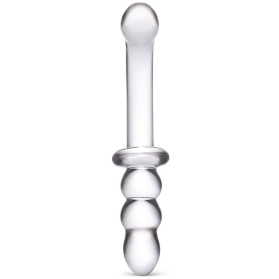 Фаллос из стекла Glas Ribbed G-Spot